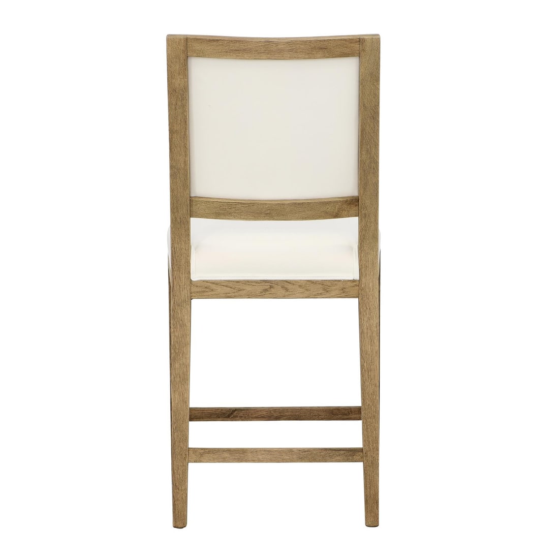 Croft Counter Stool Natural Warm Wash White Upholstery Transitional Style (1 of 5)