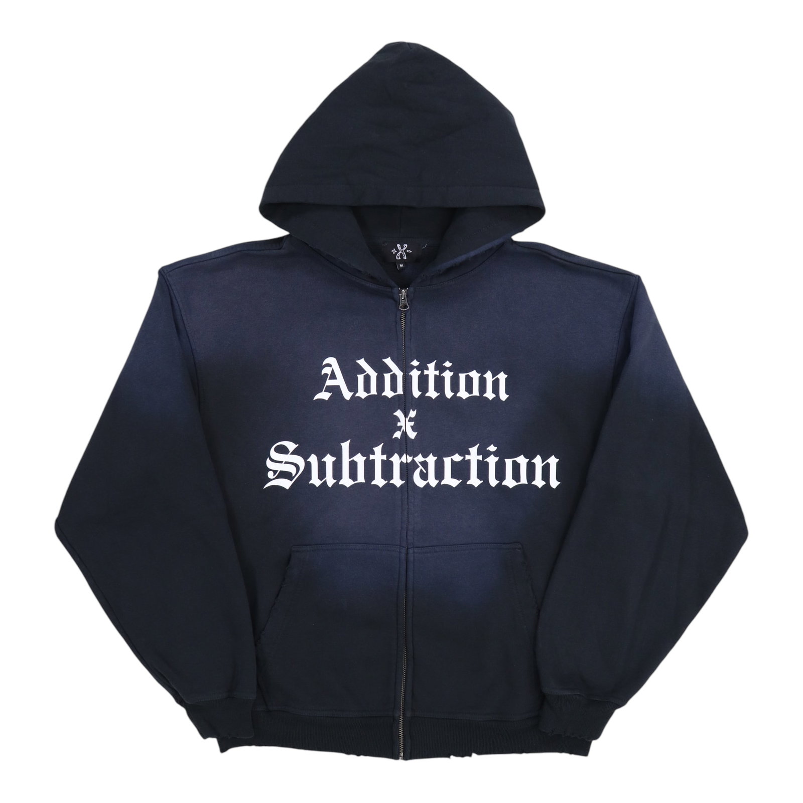 Addition By Subtraction New Beginnings Vintage Wash Hoodie Zip Front (1 of 2)
