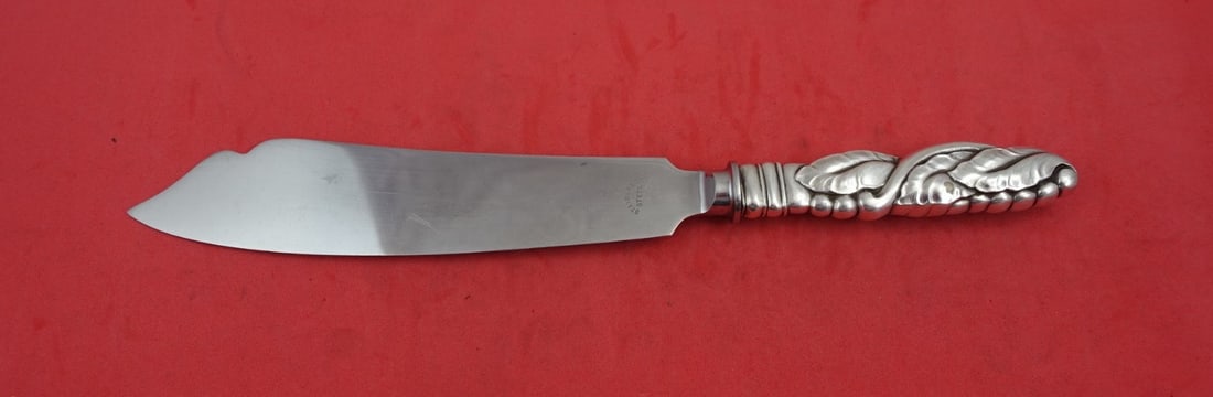 Georg Jensen Ornamental #21 Sterling Silver 10 Cake Knife (1 of 2)