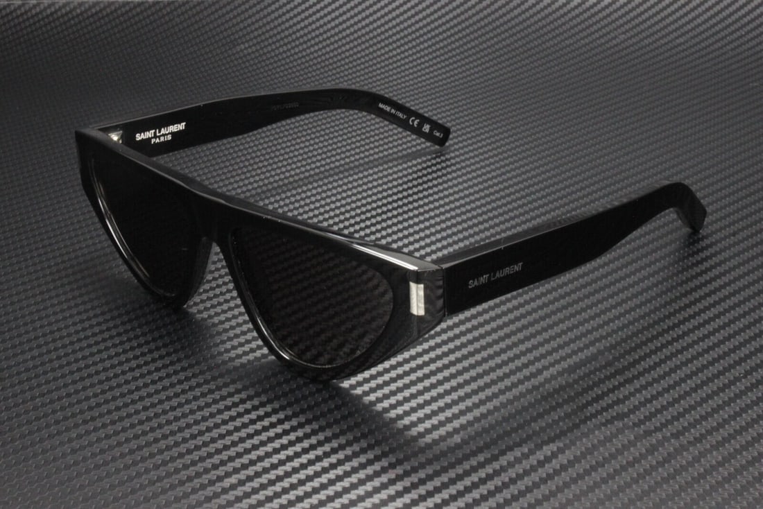 Yves Saint Laurent SL 468 001 Black Cat Eye Sunglasses with Case (1 of 4)