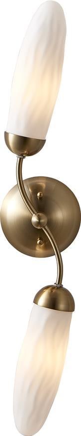 Kalco Crest Wall Sconce 9 Bulb Dimmable Glass Steel 26" (1 of 1)