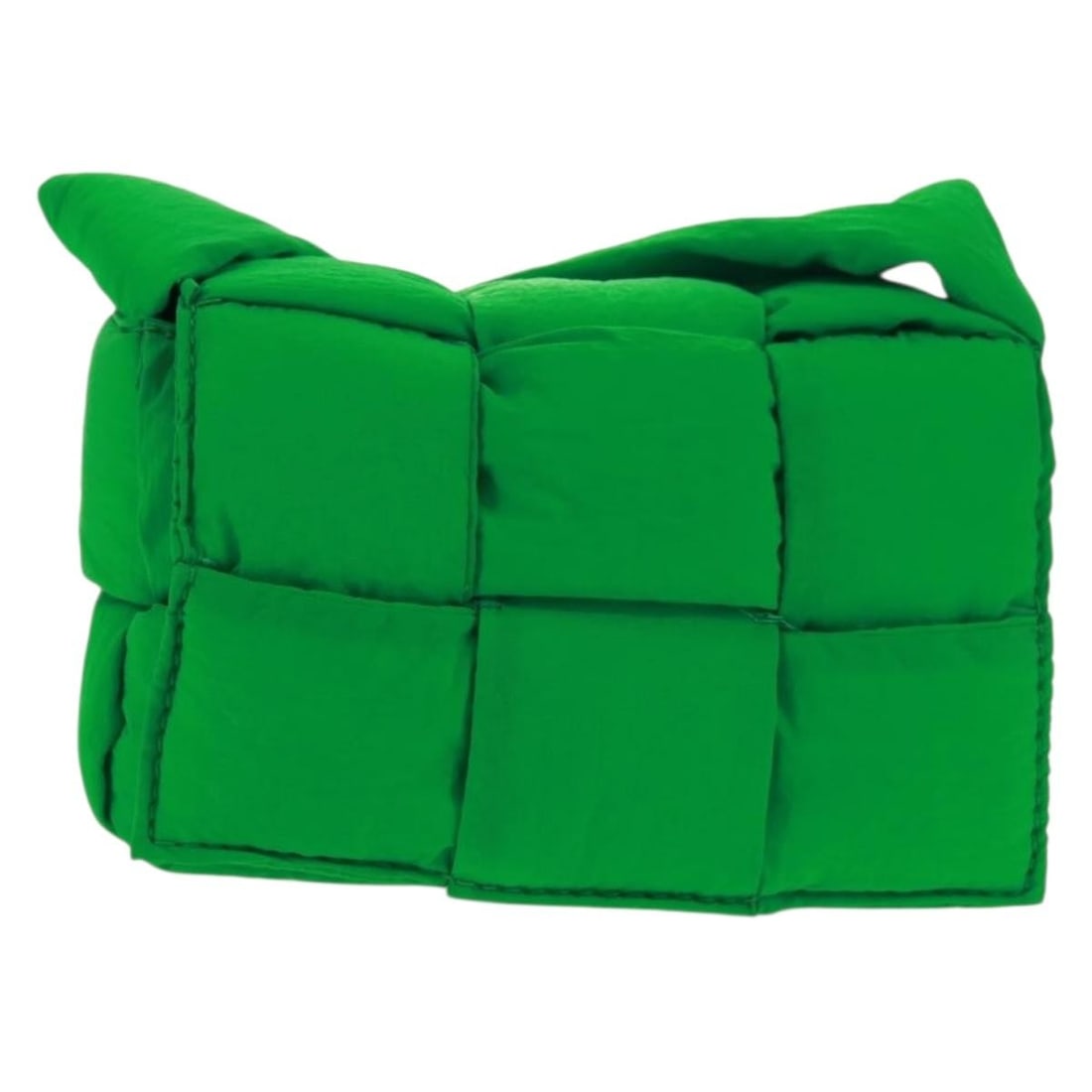 Bottega Veneta Green Nylon Padded Tech Cassette Intrecciato Crossbody Bag (1 of 18)