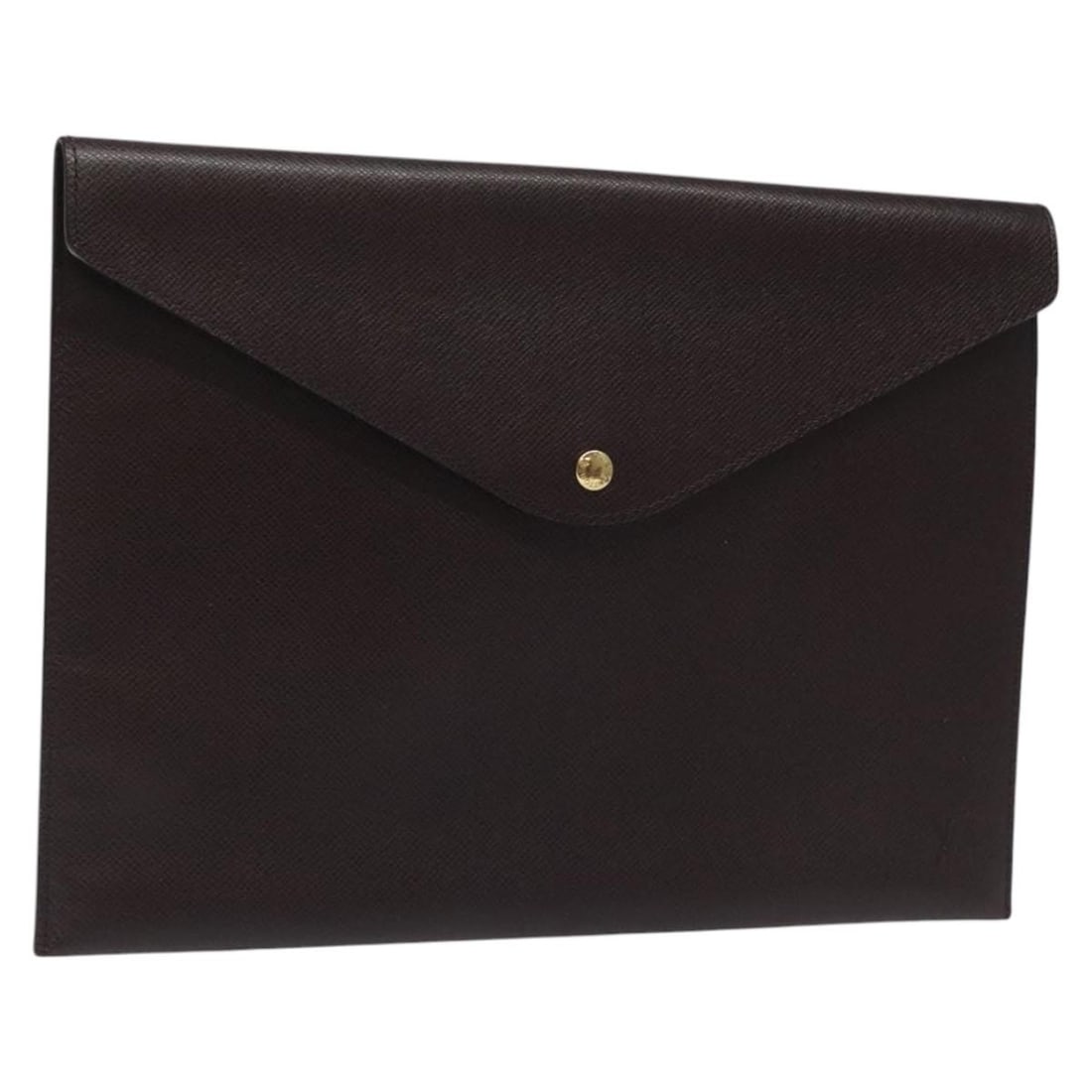 Louis Vuitton Acajou Taiga Leather Clutch Document Case M99087 (1 of 18)