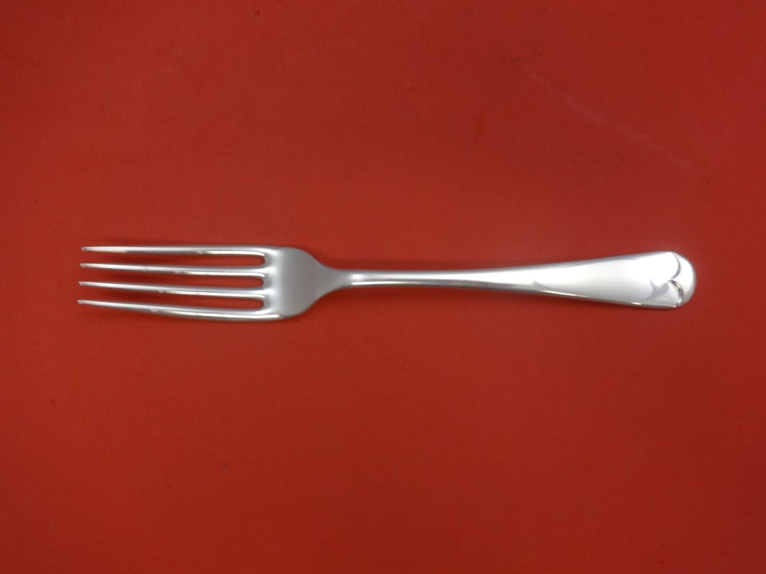 Carrs Old English Sterling Silver Dinner Fork 7 5/8 Inch: Carrs Old English Sterling Silver Dinner Fork 7 5/8 Inch This exquisite dinner fork features the classic Old English pattern by Carrs, expertly crafted from high-quality sterling silver. Measuring 7 5