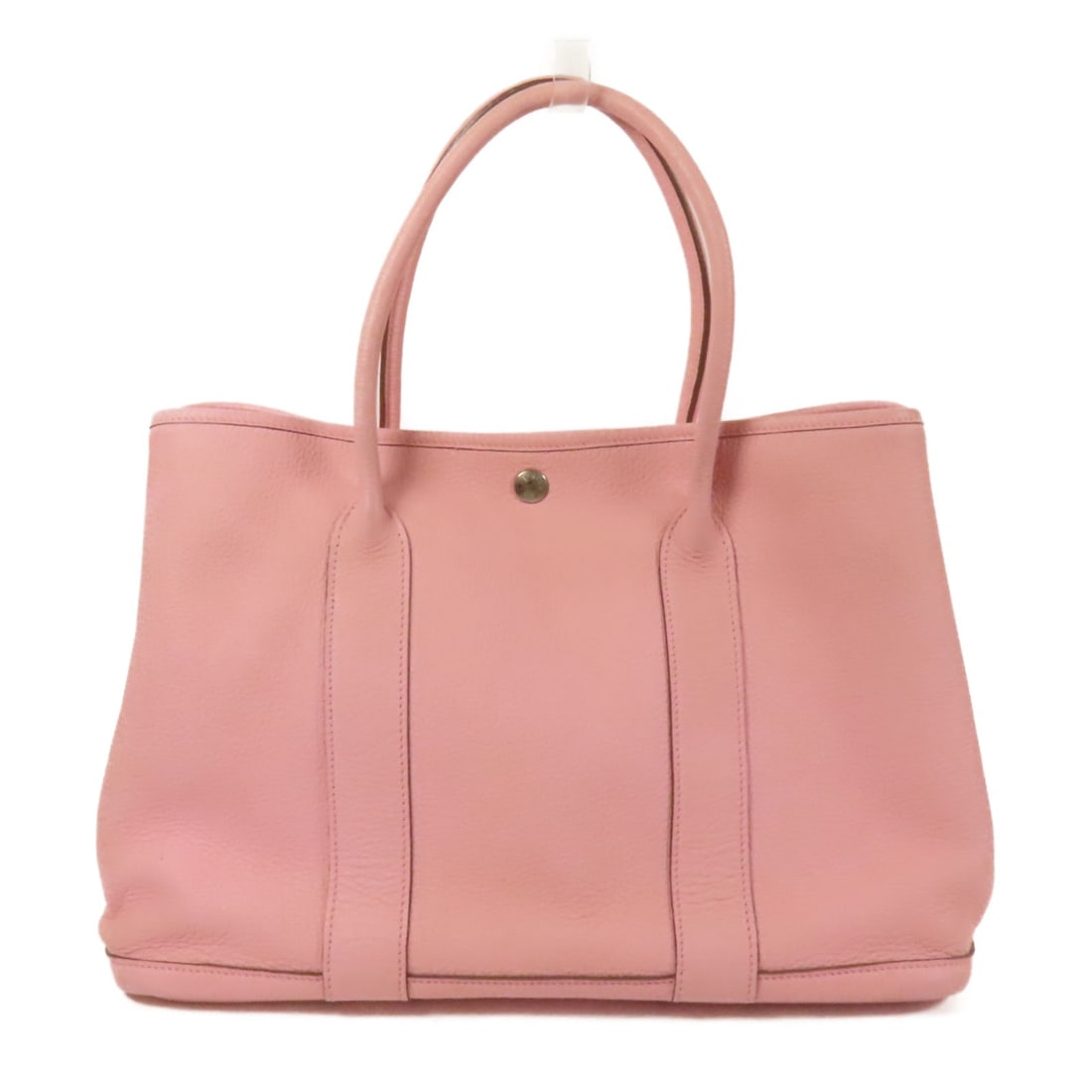 HERMES Garden Party PM Handbag Negonda Leather Rose Sakura (1 of 15)