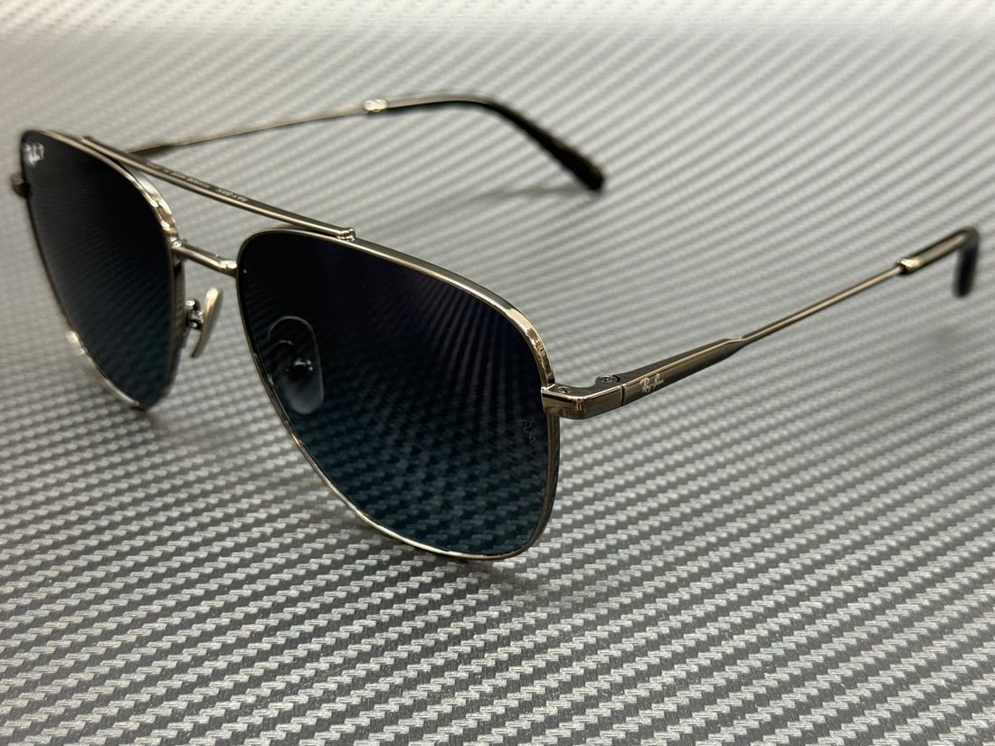 Ray-Ban RB8097 165 S3 Gunmetal Blue Gradient Polarized Sunglasses (1 of 4)