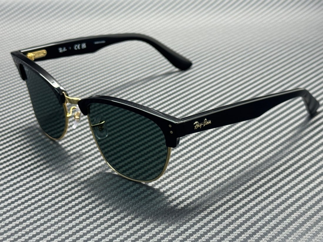 Ray-Ban RBR0504S 6677VR Black Arista Green Sunglasses 54mm Unisex (1 of 4)