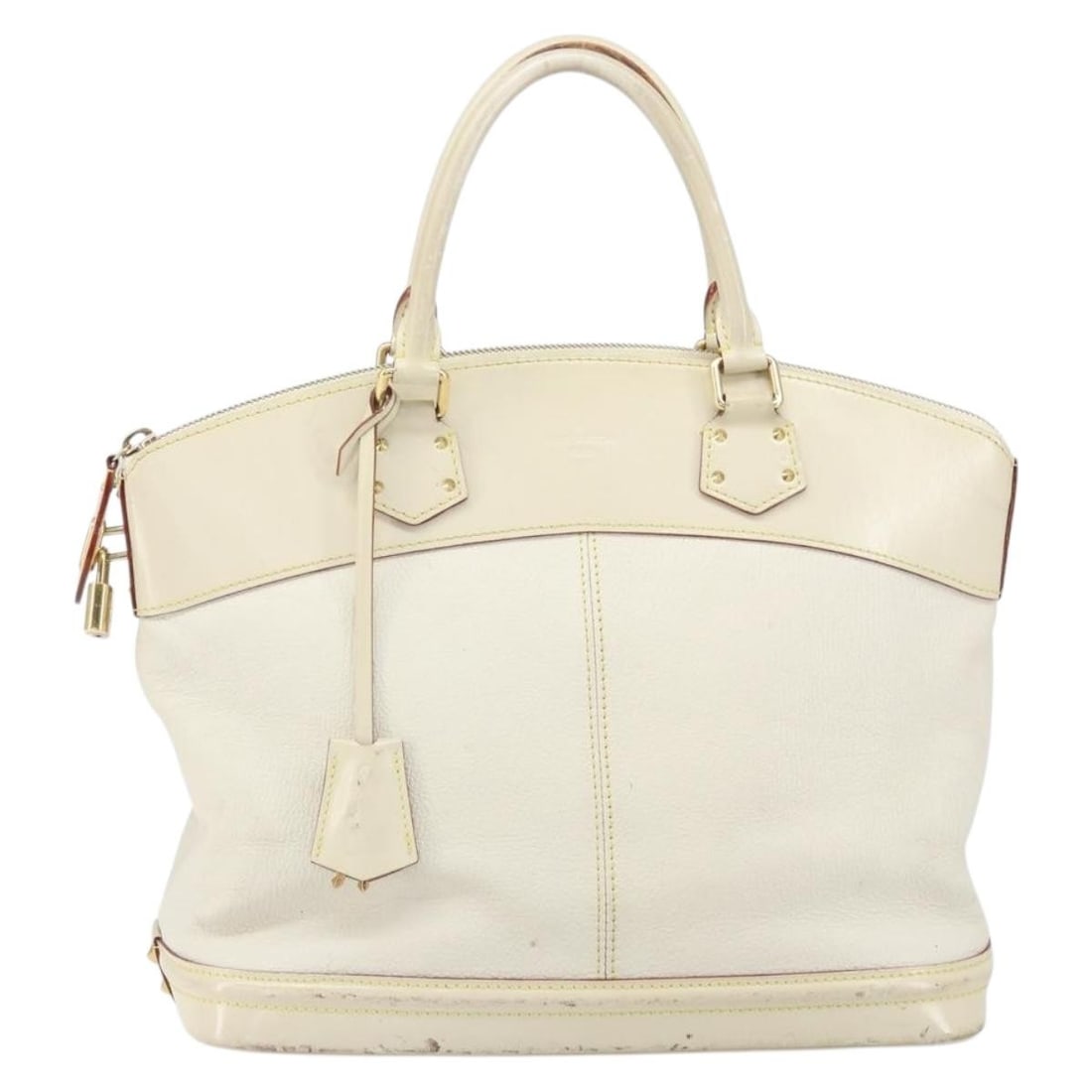 Suhali Lockit White Leather Handbag by Louis Vuitton (1 of 18)