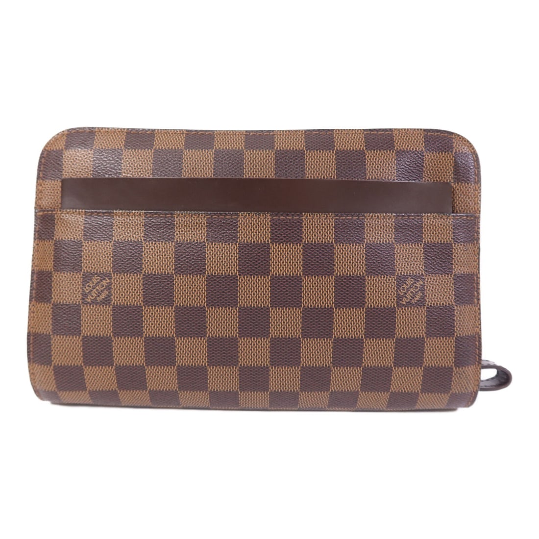 Damier Ebene Saint Louis Brown Clutch Pouch by Louis Vuitton N51993 (1 of 12)