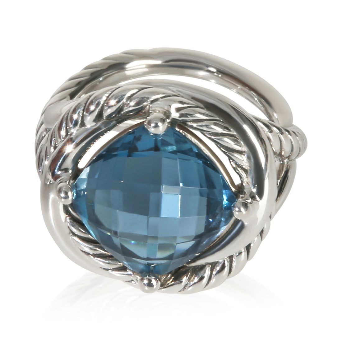 Infinity Collection Topaz Sterling Silver Ring Size 6 by David Yurman (1 of 4)