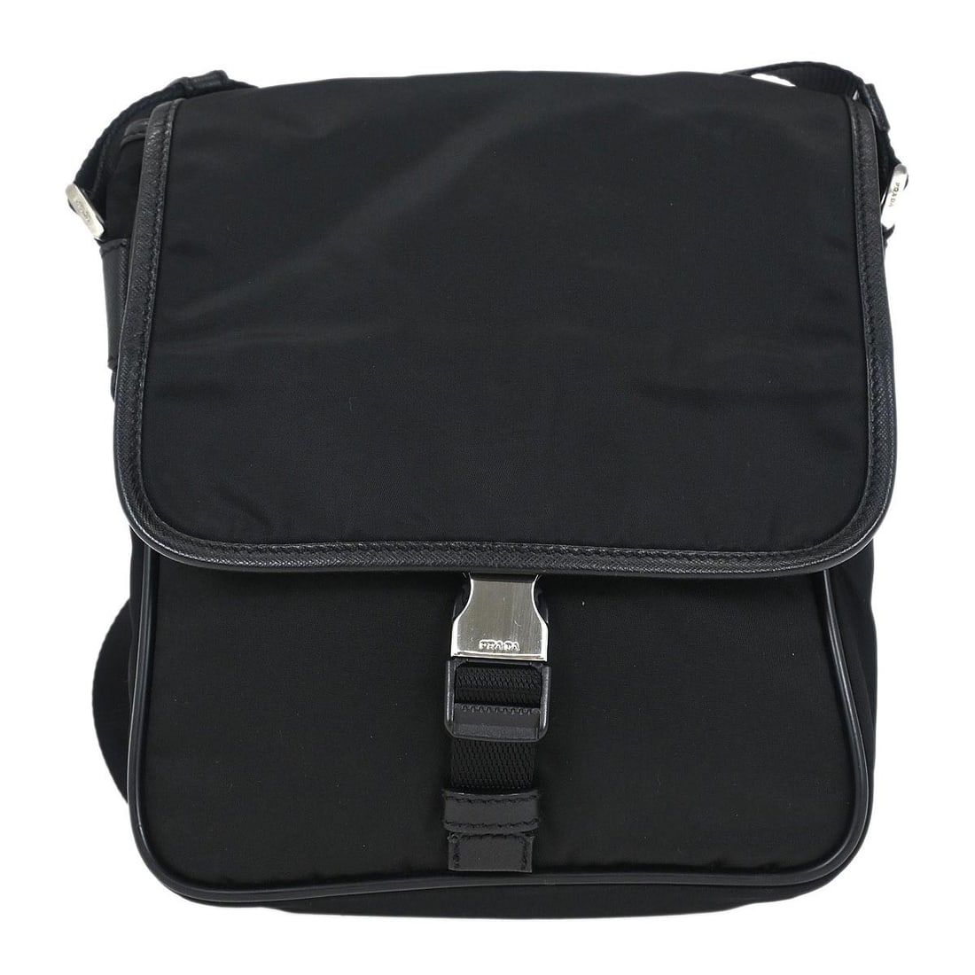 Prada Black Nylon Shoulder Bag Medium Casual Italy: Prada Black Nylon Shoulder Bag Medium Casual Italy This Prada Black Nylon Shoulder Bag combines style and functionality, making it perfect for casual occasions. The bag features a sleek black exterior