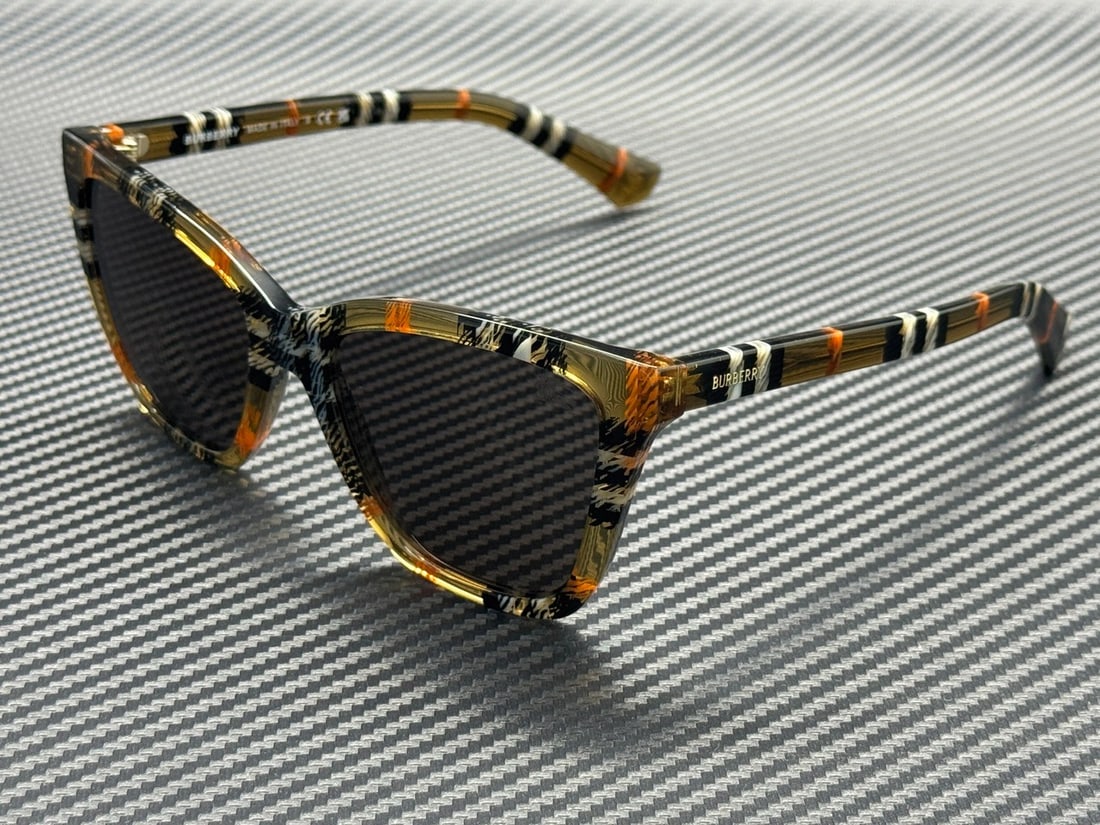 Burberry BE4470 416373 Check Sand 54mm Women's Designer Sunglasses with Case (1 of 4)