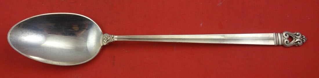 Royal Danish International Sterling Silver Stuffing Spoon 12 Inch (1 of 2)