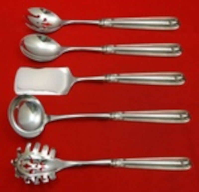 Towle Sterling Silver Benjamin Franklin 5pc Hostess Serving Set (1 of 2)