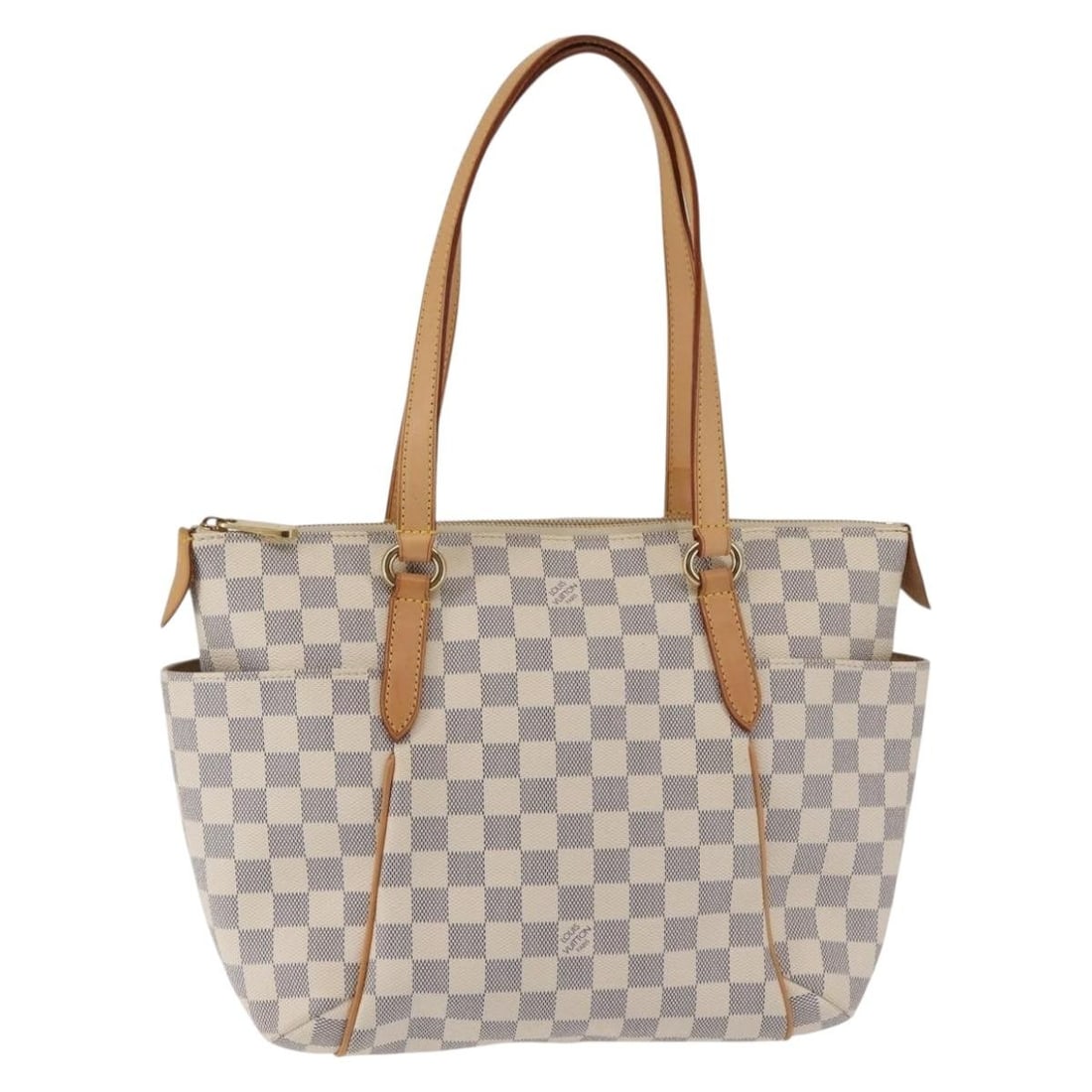 LOUIS VUITTON Damier Azur Totally PM Tote Bag N51261 Auth: LOUIS VUITTON Damier Azur Totally PM Tote Bag N51261 Auth This authentic LOUIS VUITTON Damier Azur Totally PM Tote Bag, model N51261, is a stylish and practical accessory for everyday use. Crafted in