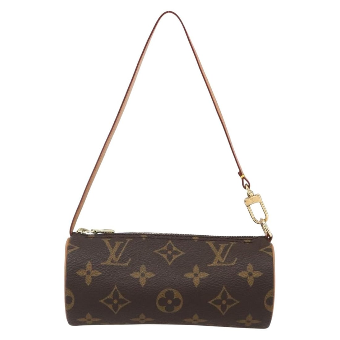 Louis Vuitton Papillon Monogram Canvas Small Pochette Brown: Louis Vuitton Papillon Monogram Canvas Small Pochette Brown The Louis Vuitton Papillon Pochette in monogram canvas is a compact, stylish accessory designed for women. This brown canvas pouch features