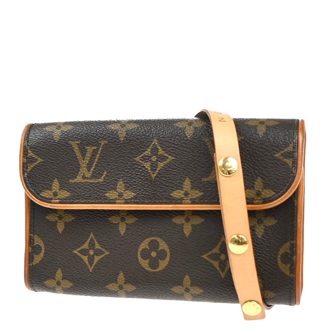 Florentine Monogram Canvas Waist Bag by Louis Vuitton for Women: Florentine Monogram Canvas Waist Bag by Louis Vuitton for Women The Louis Vuitton Florentine Waist Bag is crafted from signature brown monogram canvas and designed for women. This waist bag features g