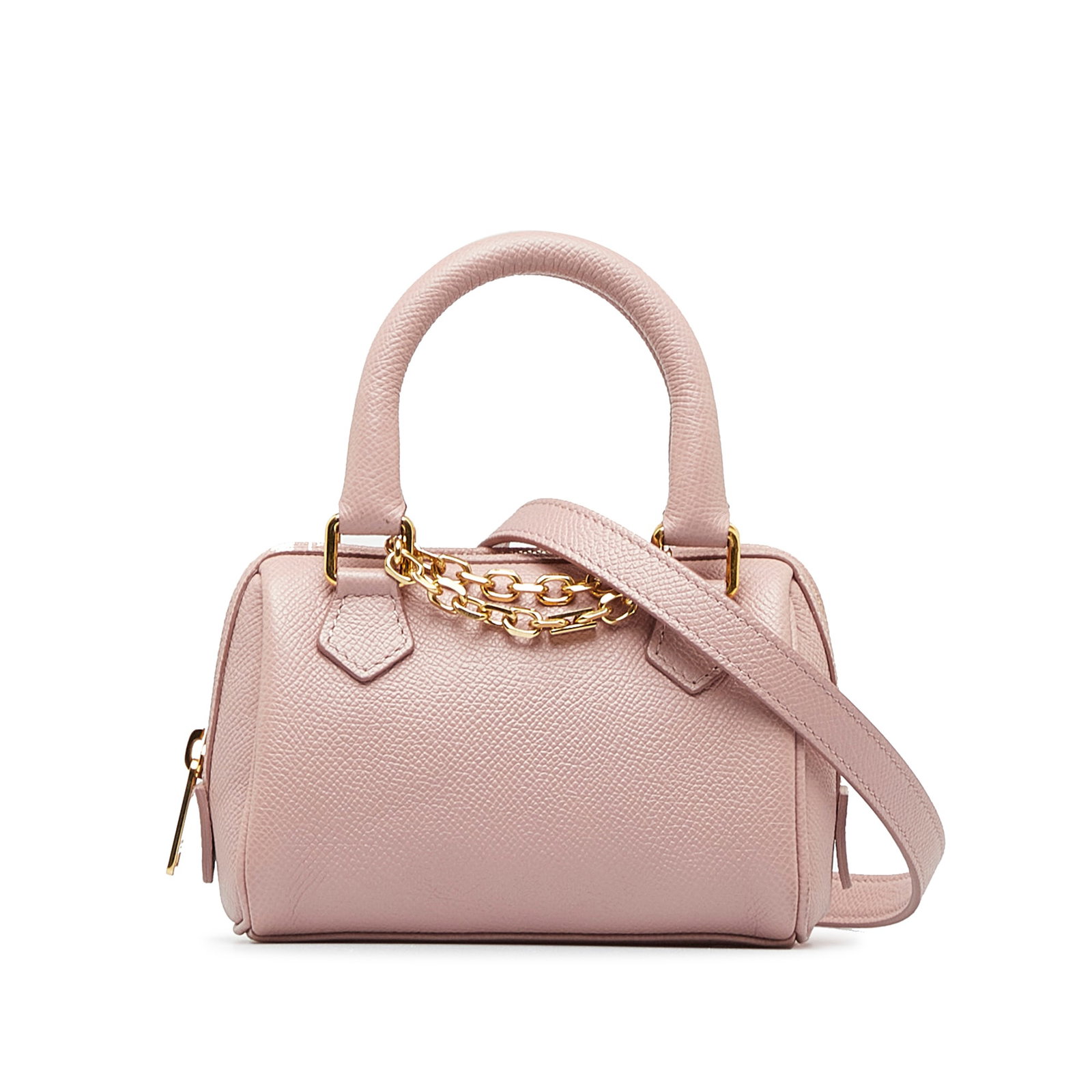 Celine Mini Grained Leather Chain Boston Pink Satchel Italy: Celine Mini Grained Leather Chain Boston Pink Satchel Italy Introducing the Celine Mini Grained Leather Chain Boston, a stylish satchel crafted from premium leather. This chic bag features a luxurious