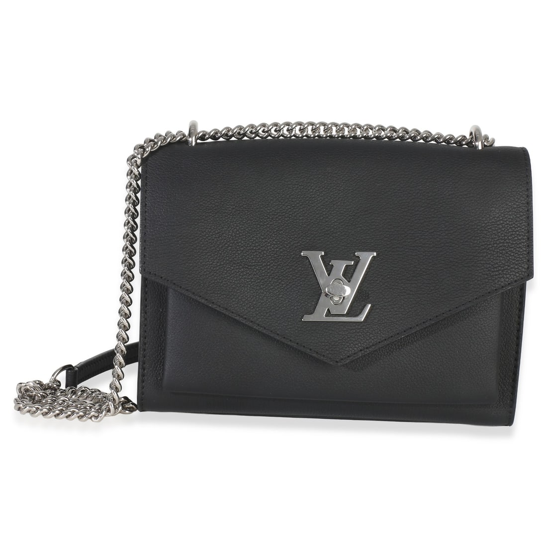 Louis Vuitton Mylockme BB Black Leather Shoulder Chain Bag with Dustbag (1 of 10)