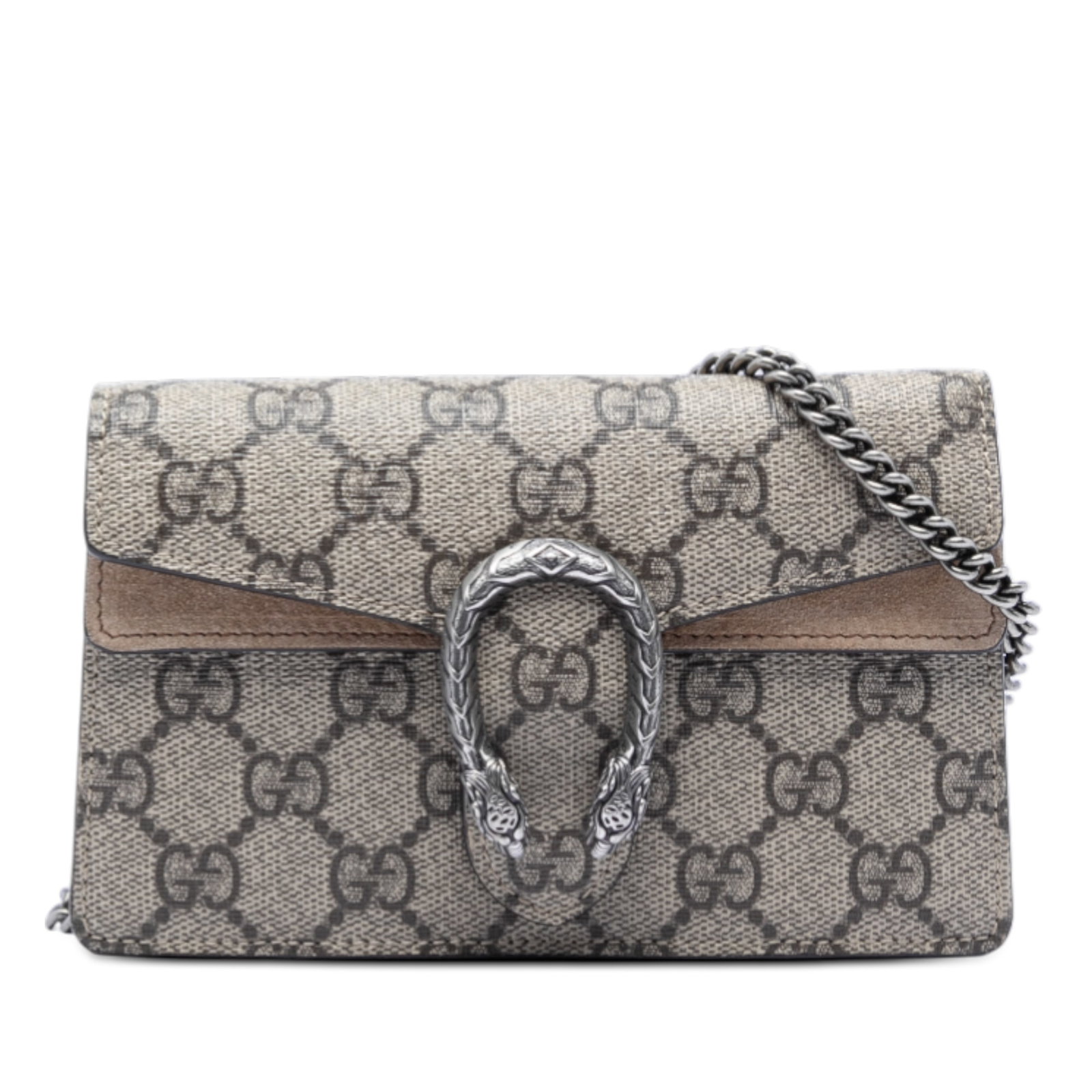 Gucci Dionysus Mini GG Supreme Beige Canvas Crossbody Bag with Chain Strap (1 of 6)