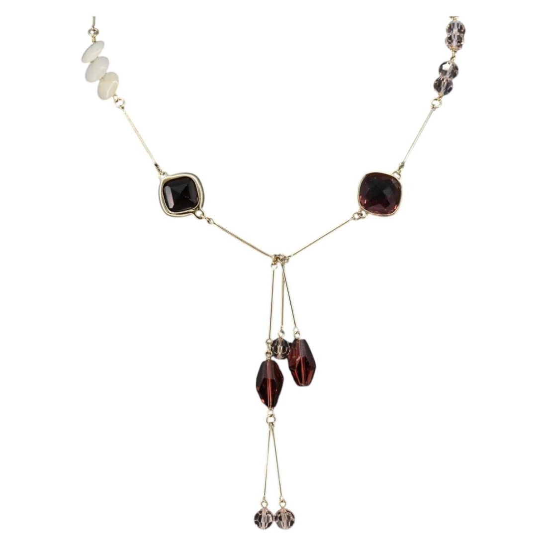 Swarovski Gold Metal Necklace with Authenticity am9577 (1 of 12)