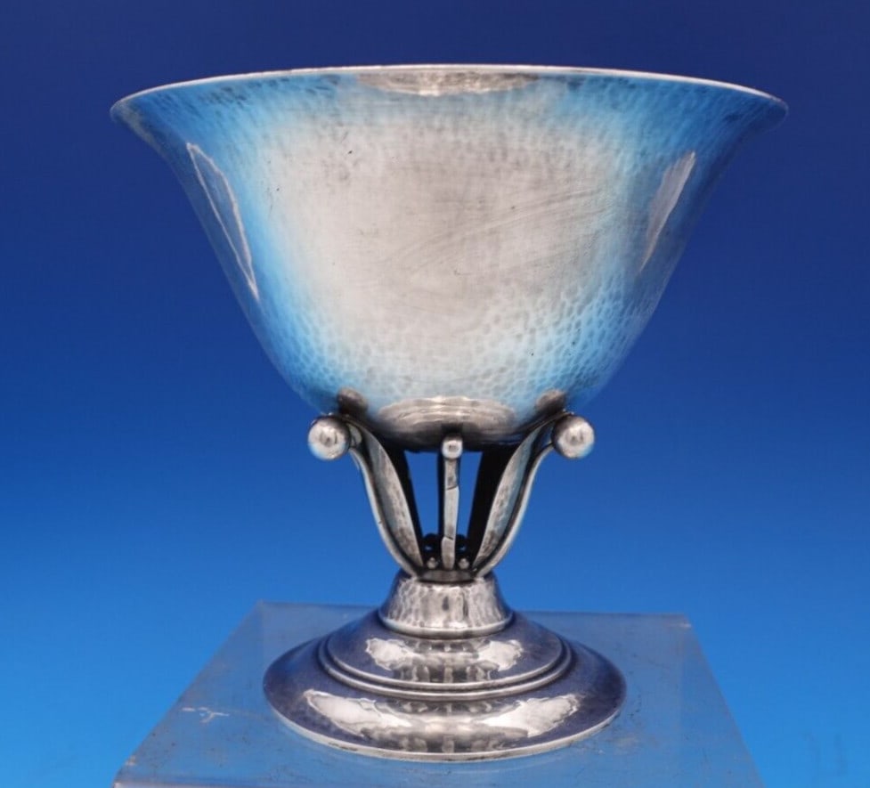 Georg Jensen 17B Sterling Silver Compote 5.5 x 5.25 (1 of 8)