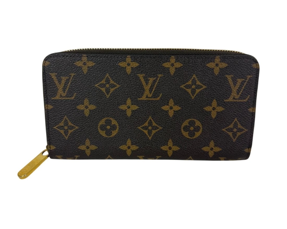 Louis Vuitton Monogram Canvas Zippy Small Brown Wallet for Women (1 of 13)