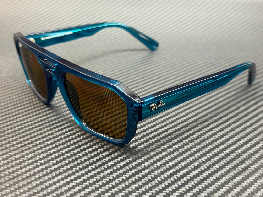 Ray-Ban RB4397 Light Blue Brown Polarized Unisex Sunglasses 54 mm (1 of 5)