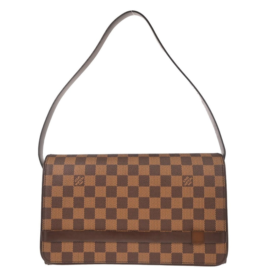Louis Vuitton Damier Tribeca Long Brown Canvas Medium Handbag (1 of 10)