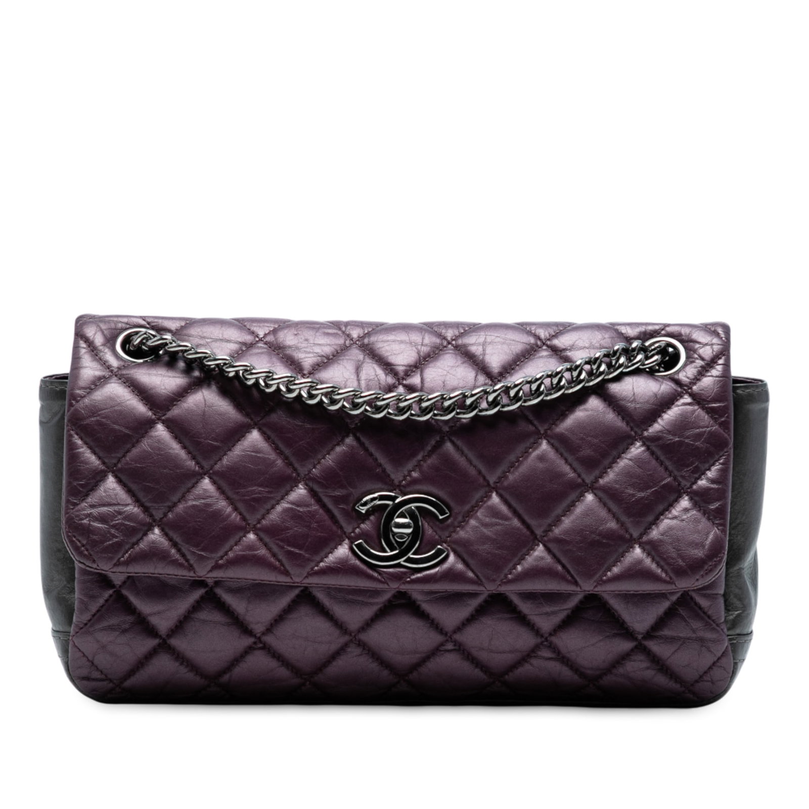 Chanel Small Bicolor Quilted Leather Lady Pearly Flap Crossbody Bag (1 of 7)