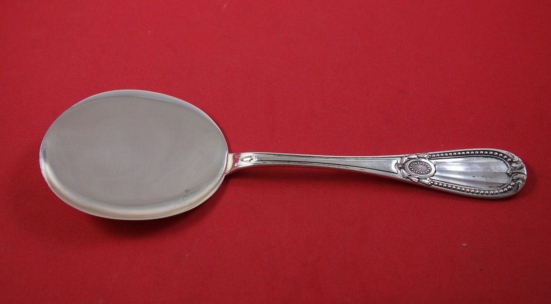 Sanz Spanish Sterling Silver Ice Cream Server 916/1000 9 Inches: Sanz Spanish Sterling Silver Ice Cream Server 916/1000 9 Inches This exquisite ice cream server is crafted from Spanish sterling silver, with a purity of 916/1000. Measuring 9 inches in length, it is