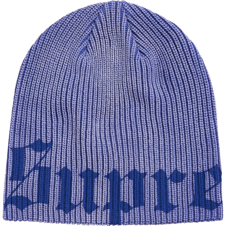 Royal Blue Old English Script Knit Beanie by Supreme (1 of 1)
