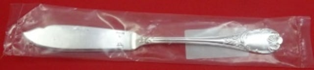Christofle Marly Sterling Silver Fish Knife Flat Handle 7.75 New (1 of 2)