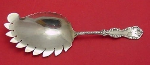Hamilton and Diesinger Sterling Silver 10-Tine Macaroni Server 10 5/8 Inch (1 of 1)