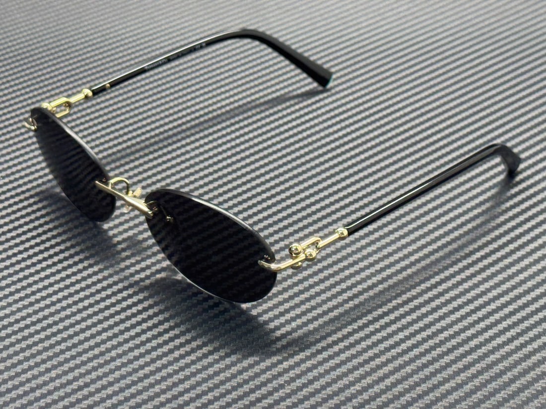 Tiffany TF3104D 6216S4 Pale Gold Grey Women's Sunglasses with Authenticity (1 of 4)