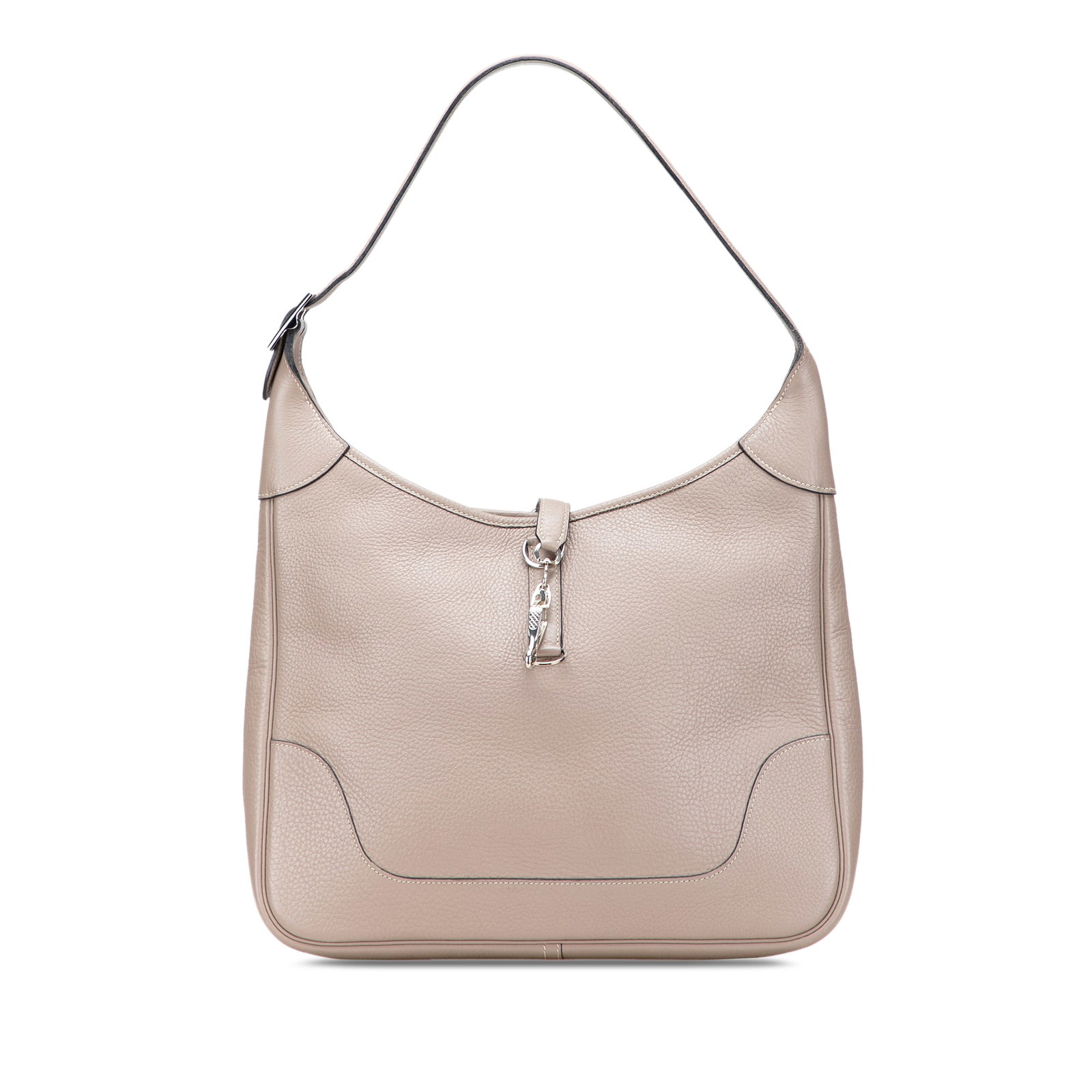 Hermes Clemence Trim II 38 Brown Leather Bag with Shoulder Strap (1 of 11)