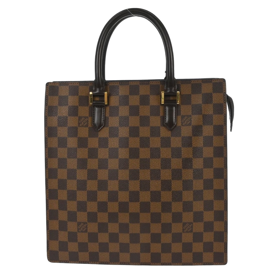 Louis Vuitton Venice PM Brown Damier Canvas Tote Bag N51145: Louis Vuitton Venice PM Brown Damier Canvas Tote Bag N51145 This Louis Vuitton Damier Venice PM tote handbag features the brand's signature Damier canvas in brown with leather handles. It offers a med