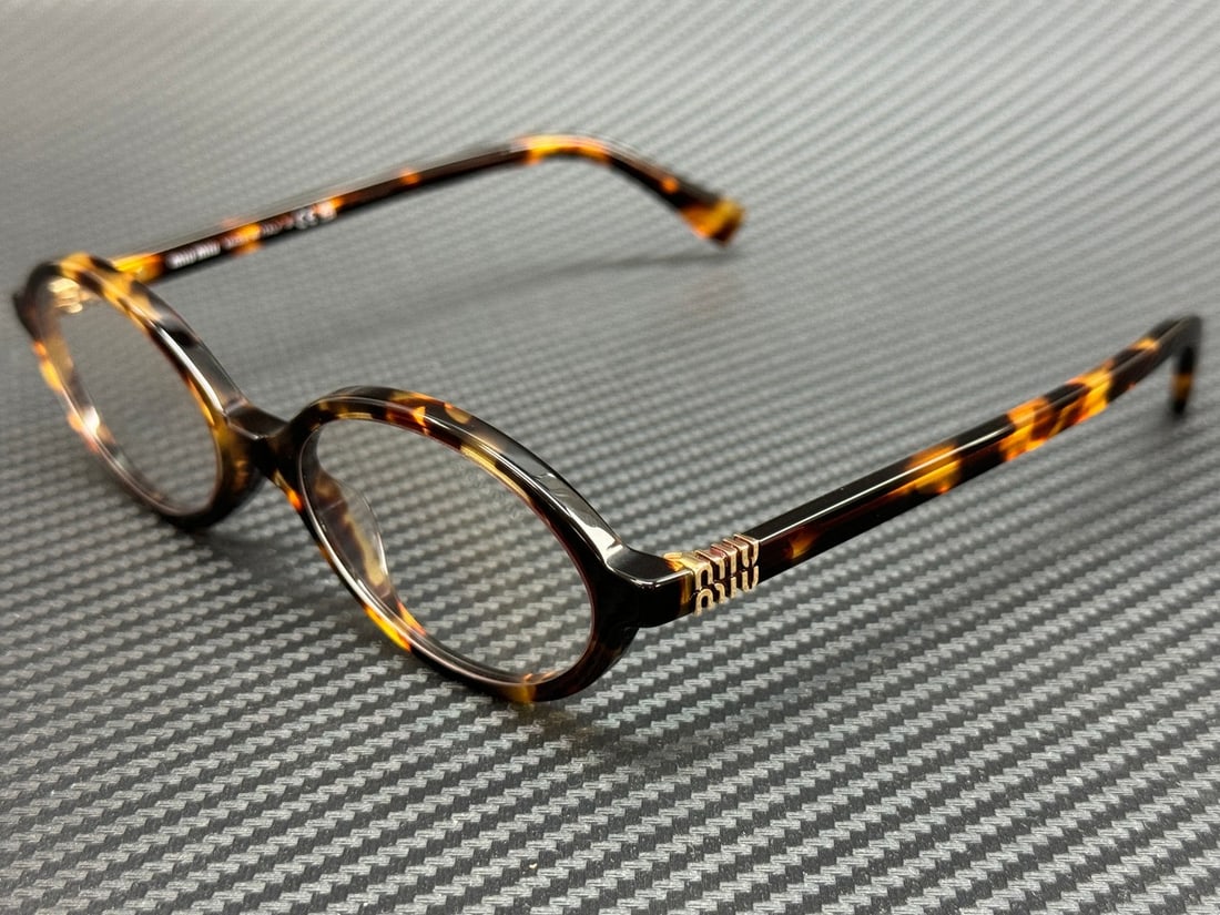 Miu Miu MU 04ZS VAU08N Honey Havana Blue Light Filter Sunglasses (1 of 5)