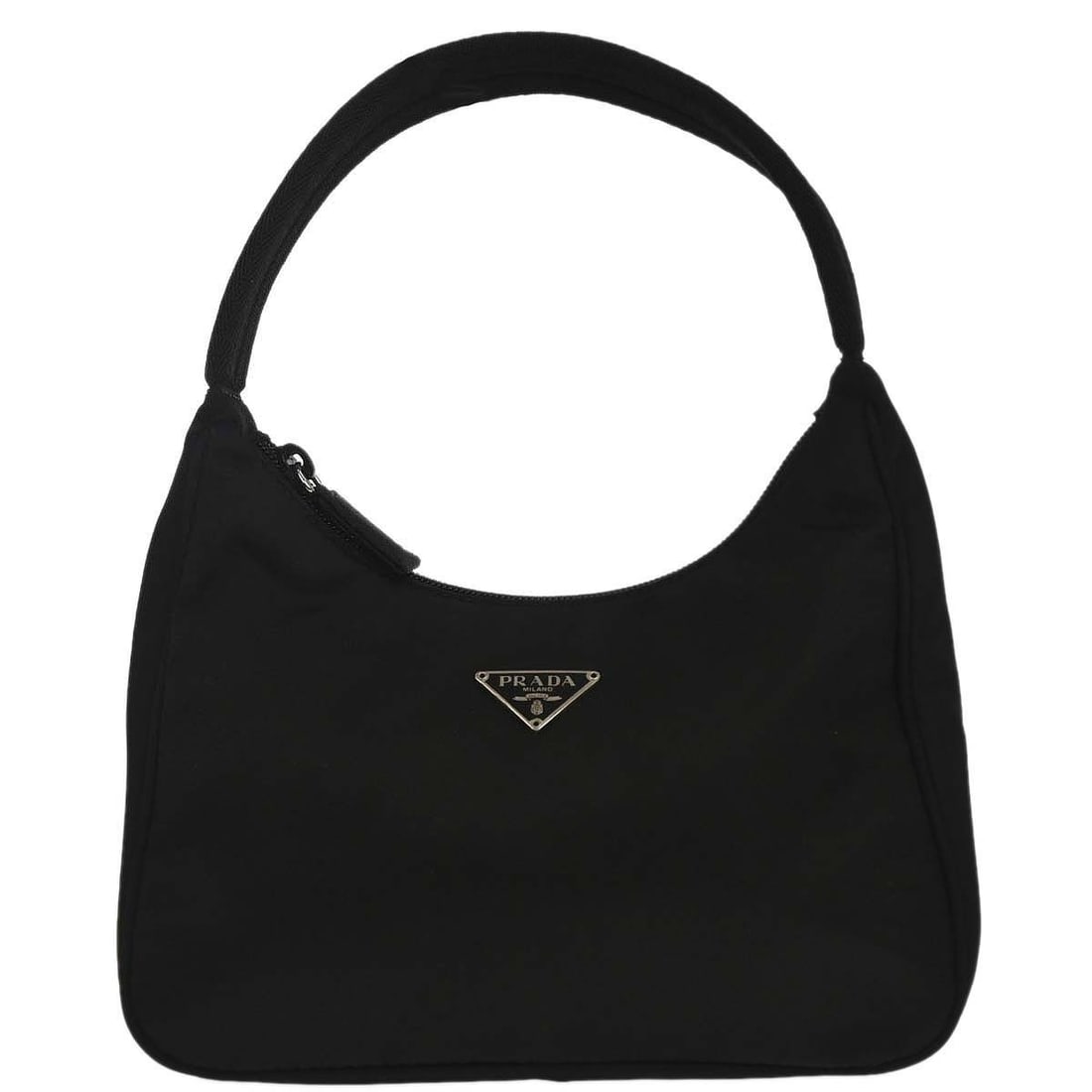 Small Black Nylon Top Handle Bag by Prada (1 of 11)