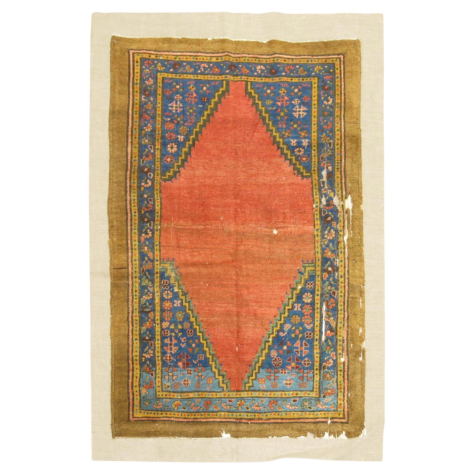 Zabihi Collection 19th Century Bakshaish Tribal Rug 44 x 62 Hand-Woven (1 of 9)