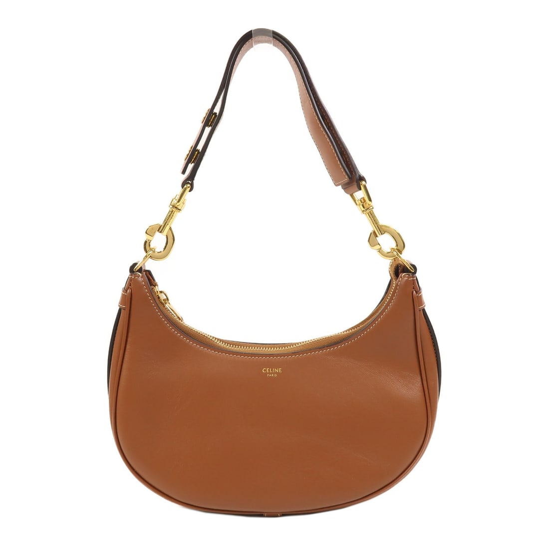 Brown Calfskin Ava Shoulder Bag by Celine with Gold Hardware (1 of 17)