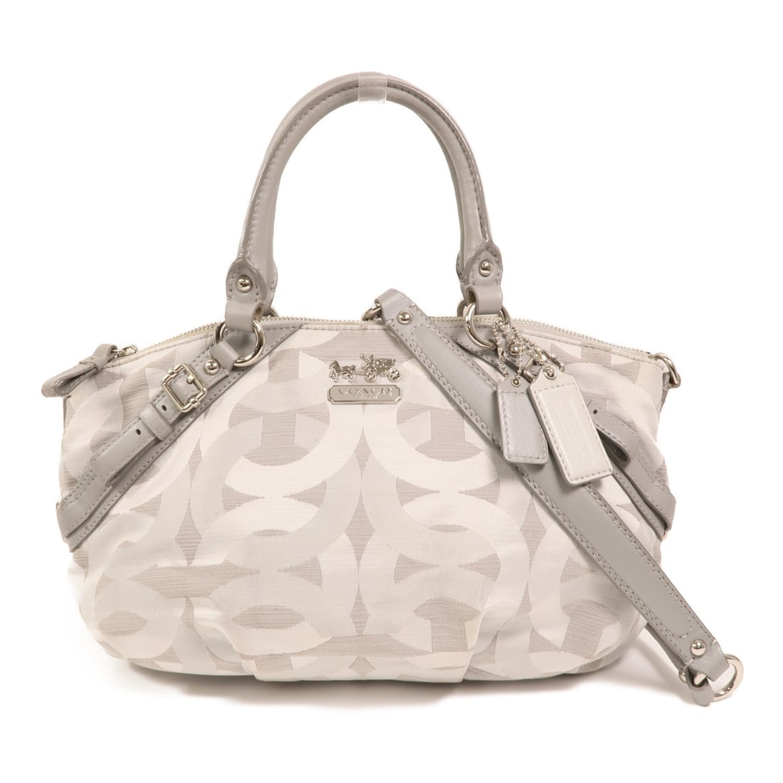 Canvas Two Way Gray Shoulder Bag by Coach SHW A1126 (1 of 16)