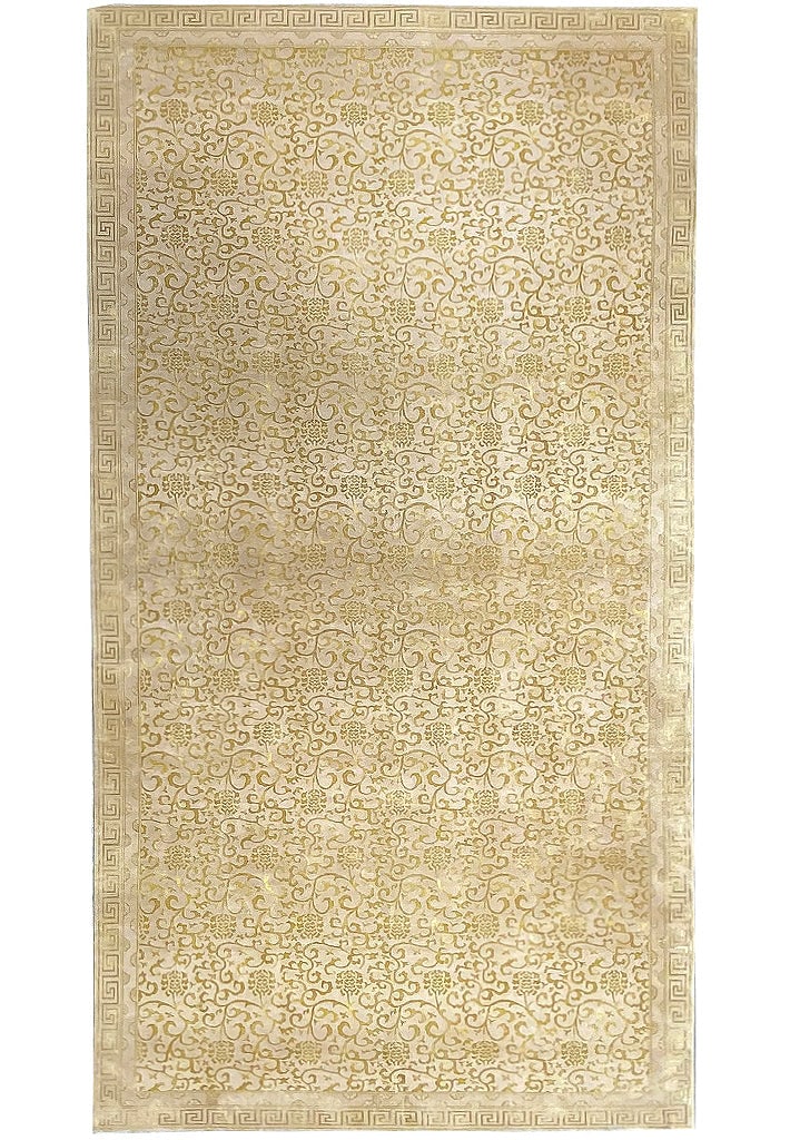 Handmade Nepal Wool Rug 12.0 x 25.4 Contemporary Transitional Design (1 of 14)