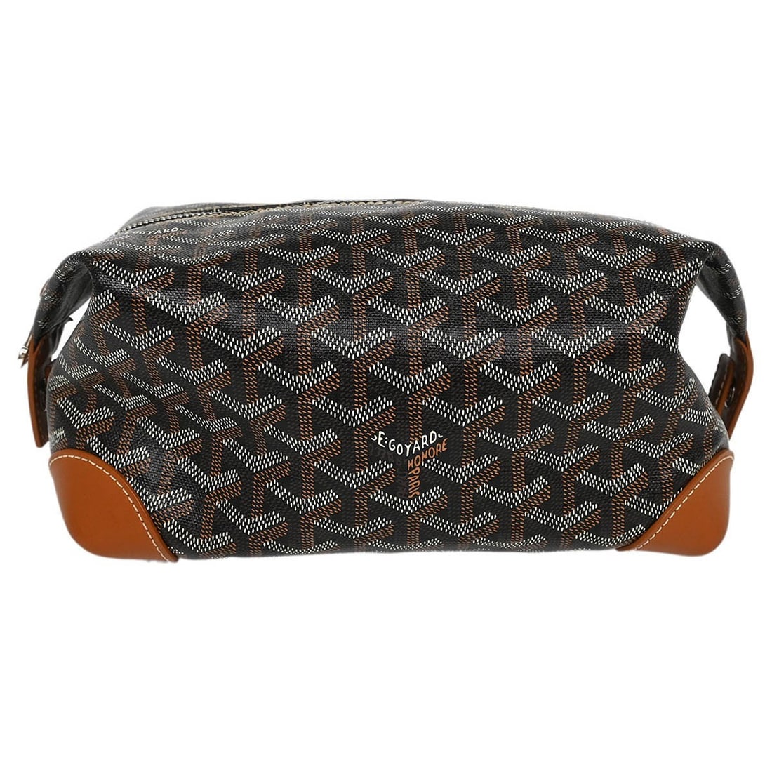 Goyard Black Boeing 25 Clutch Pouch Bag France: Goyard Black Boeing 25 Clutch Pouch Bag France This Goyard Boeing 25 Trousse Pouch Clutch Bag combines style and practicality, crafted from durable Goyardine Canvas Leather in a sophisticated black hu