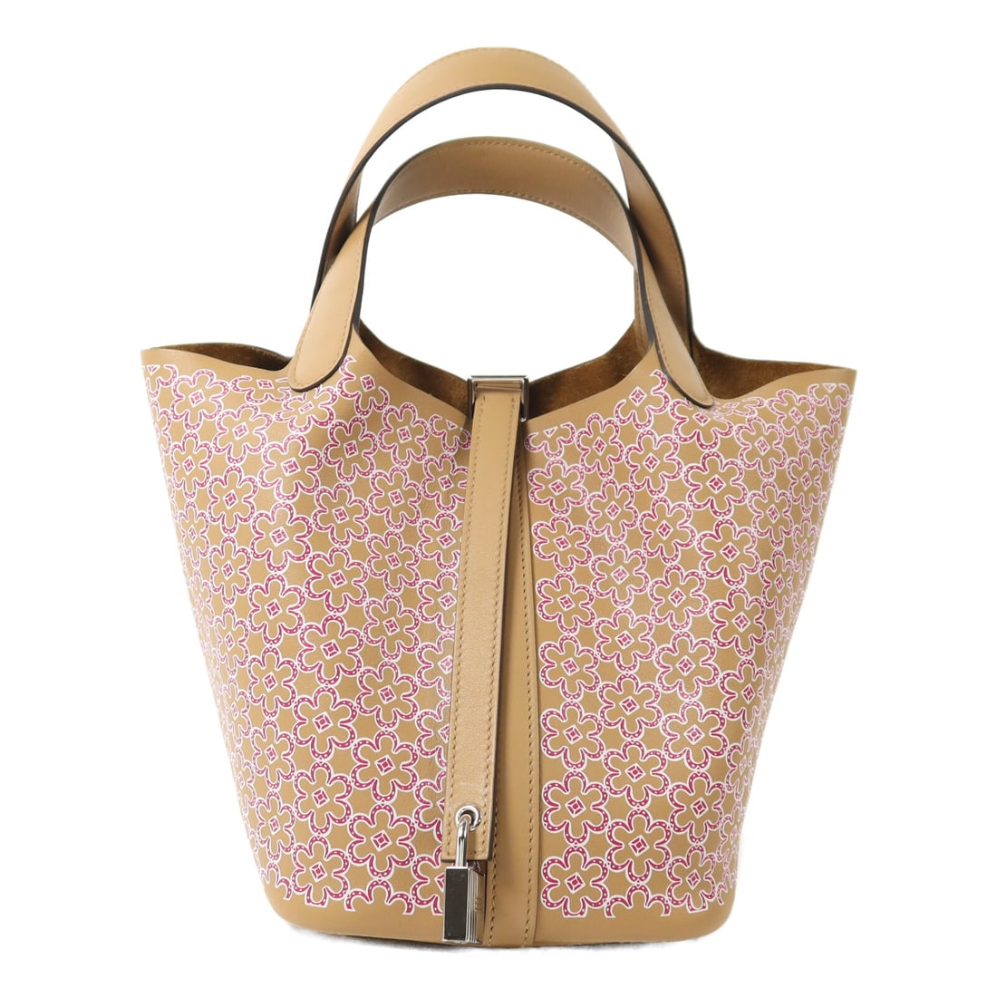 Hermes Picotin PM Lucky Daisy Chai Purple Veau Swift Leather Tote with Palladium (1 of 14)