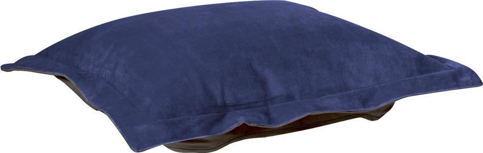 Howard Elliott Bella Royal Blue Velvet Ottoman Cushion Cover 24x24x8 (1 of 1)