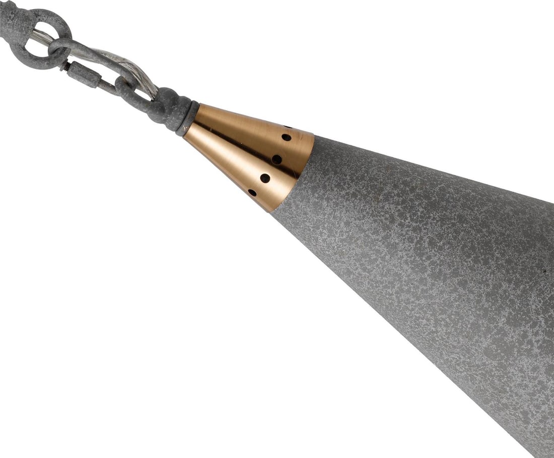 Terracotta Neve Pendant Light 19H Cement Gray Gold UL-Listed (1 of 6)