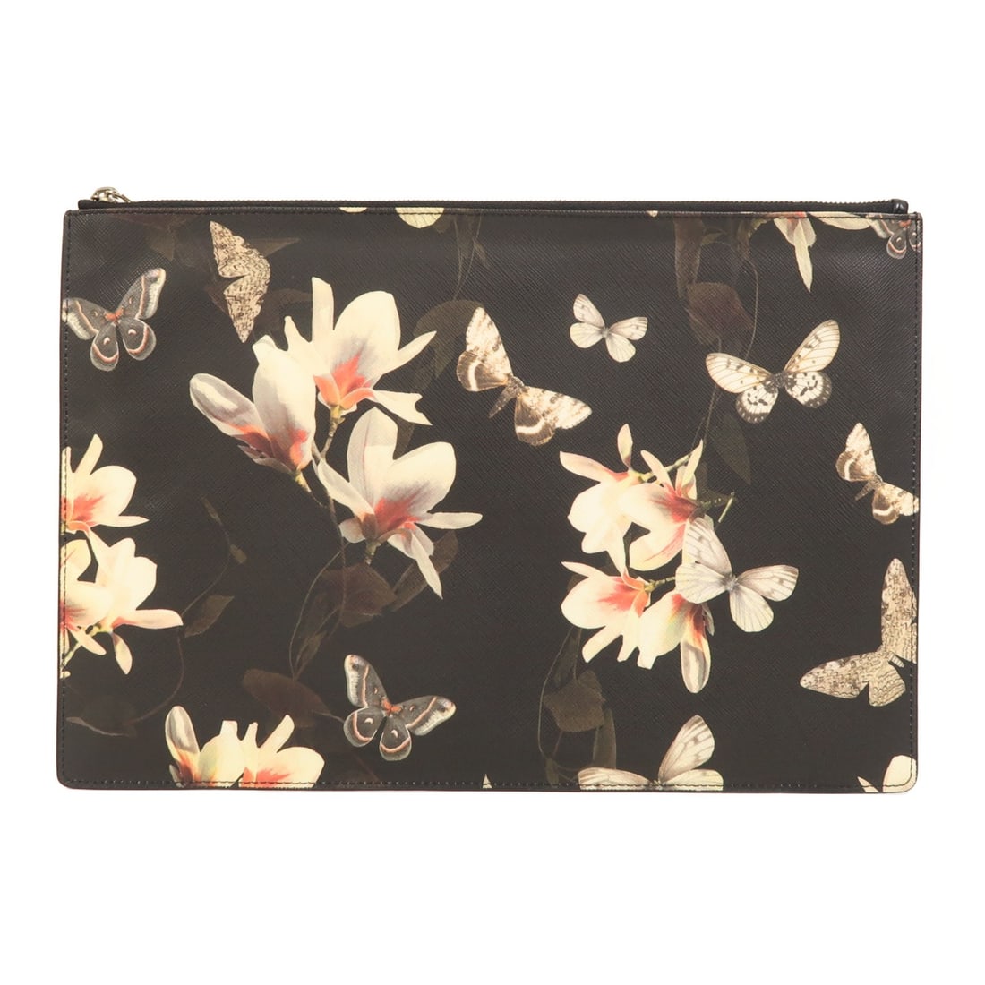 GIVENCHY Black Ivory Leather Clutch Bag with Gold Hardware (1 of 14)