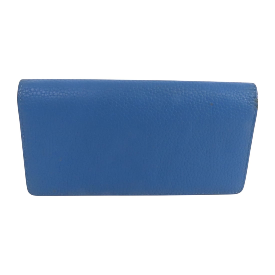 LOUIS VUITTON Brazza Bifold Wallet M58193 Blue Calfskin Leather (1 of 18)