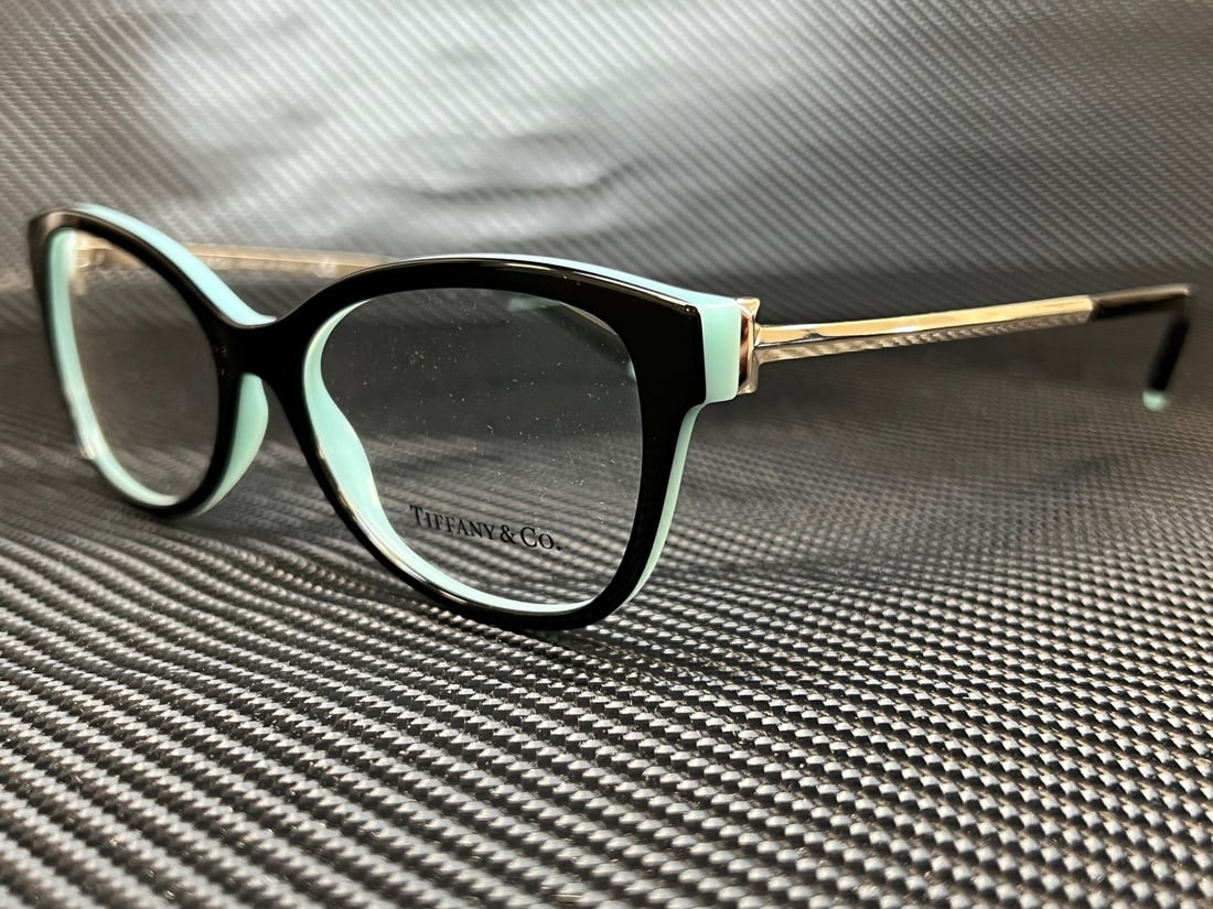 Tiffany & Co. TF2190 8055 Women's Black Blue Butterfly Eyeglasses 52mm (1 of 4)